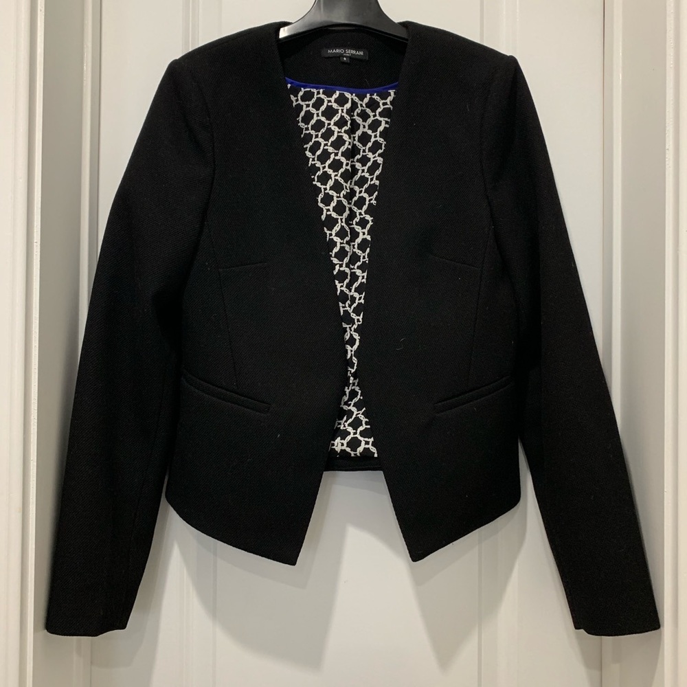 Black blazer- Mario serrani